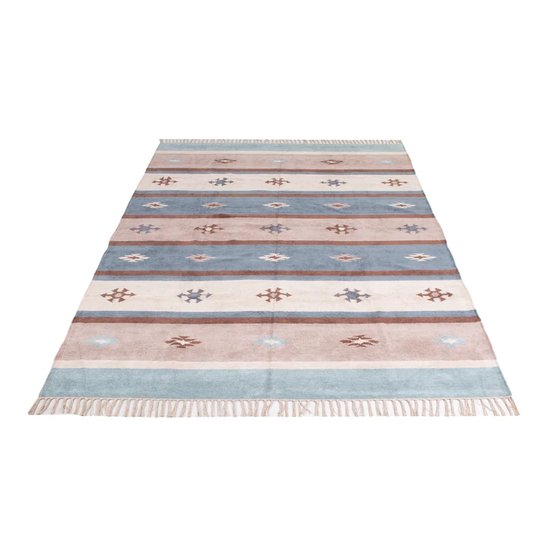 Kelim Modern Teppich 70x140cm - mehrfarbig
