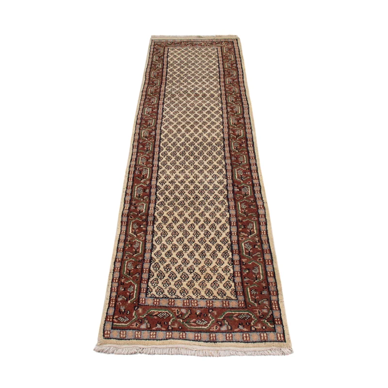 Indo Mir Teppich 74x260cm - Orientteppich - beige