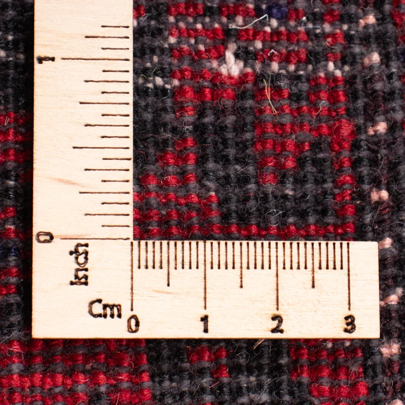Belutsch Teppich 100x205cm - Perserteppich - dunkelrot