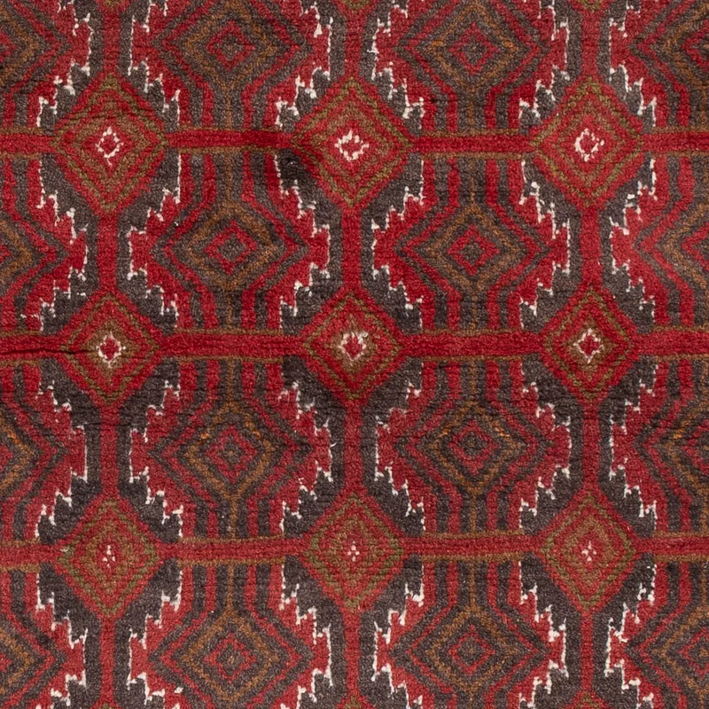Belutsch Teppich 100x170cm - Perserteppich - dunkelrot