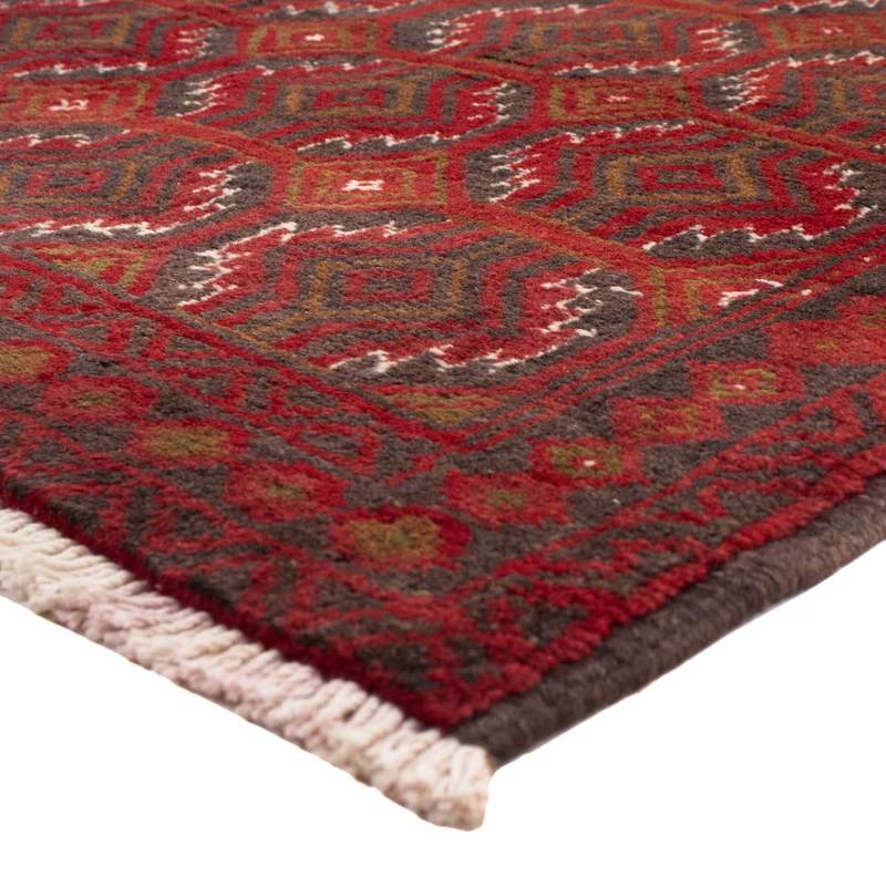 Belutsch Teppich 100x170cm - Perserteppich - dunkelrot