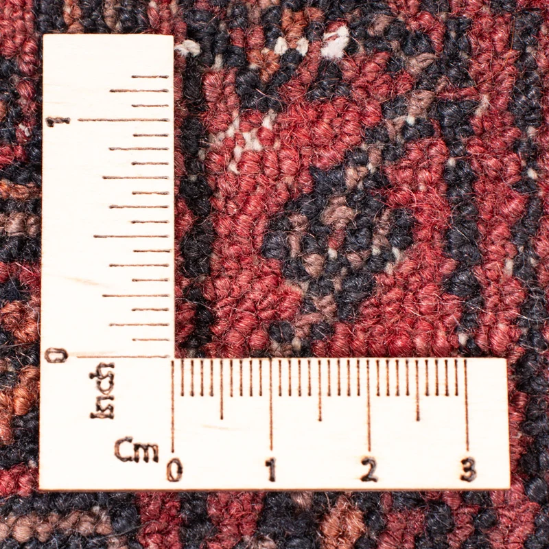 Turkaman Teppich 120x156cm - Perserteppich - dunkelrot