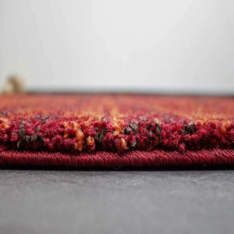 Designer Teppich Wohnzimmer weich mit dichtem Flor meliert versch. Farbvarianten