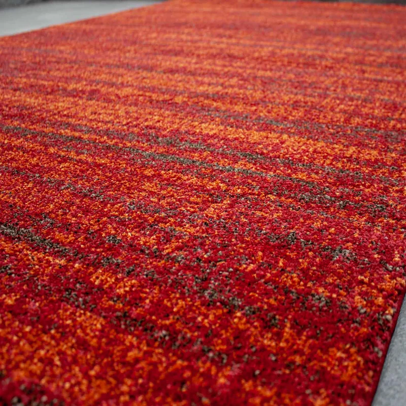 Designer Teppich Wohnzimmer weich mit dichtem Flor meliert versch. Farbvarianten