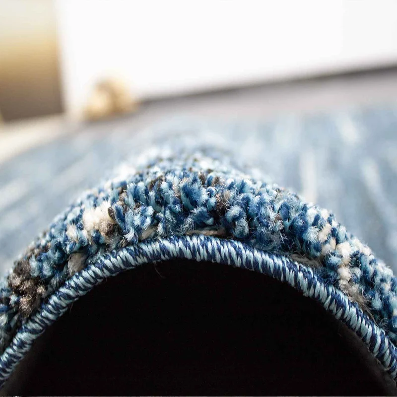 Designer Teppich Wohnzimmer weich mit dichtem Flor meliert versch. Farbvarianten