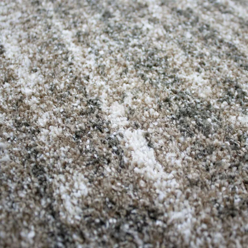 Designer Teppich Wohnzimmer weich mit dichtem Flor meliert versch. Farbvarianten