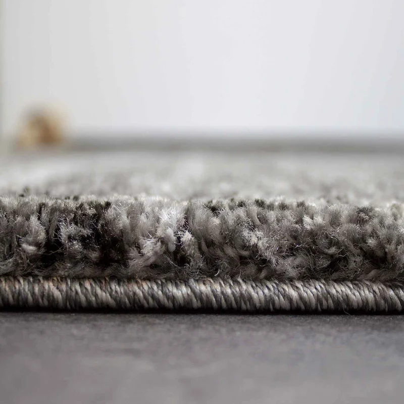 Designer Teppich Wohnzimmer weich mit dichtem Flor meliert versch. Farbvarianten