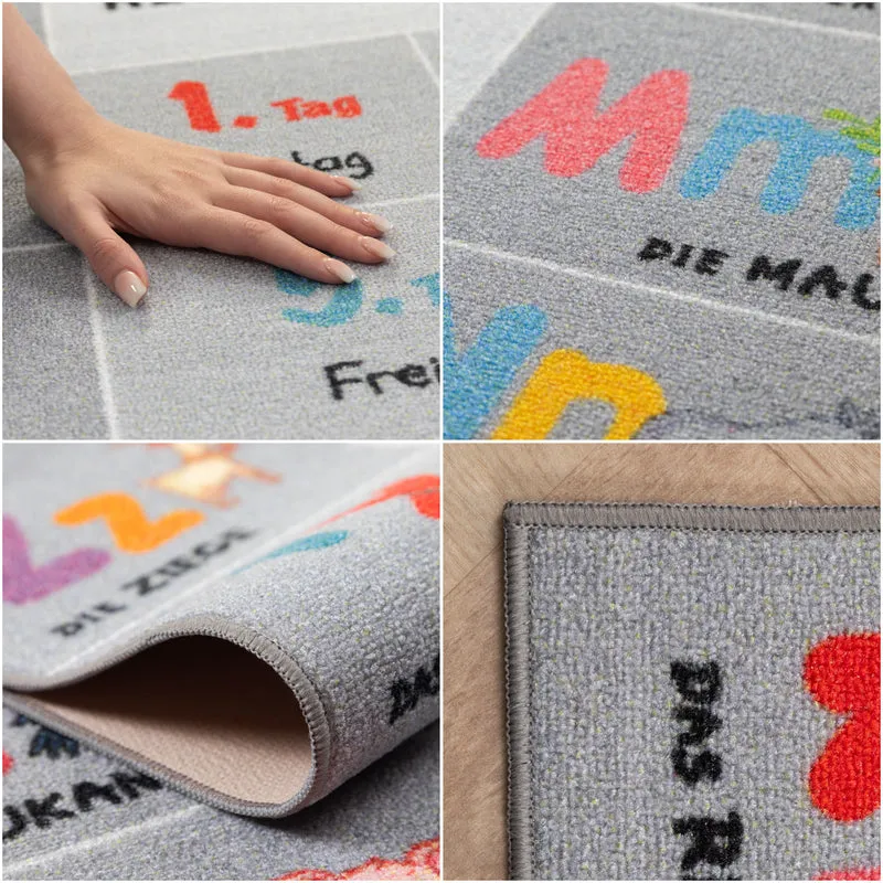 Carpettex Kinderteppich Babyteppich Rutschfest Weich Antiallergen