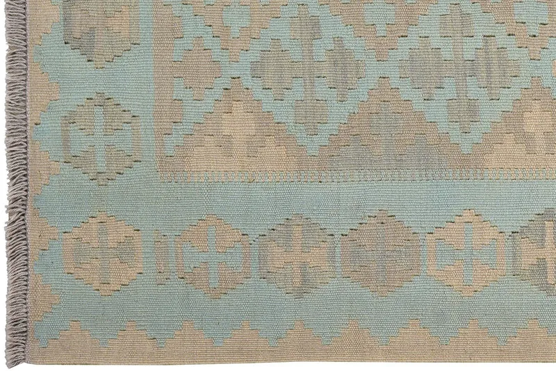 Kelim Gashgai · Handgewebt – Grün, 154x104 cm