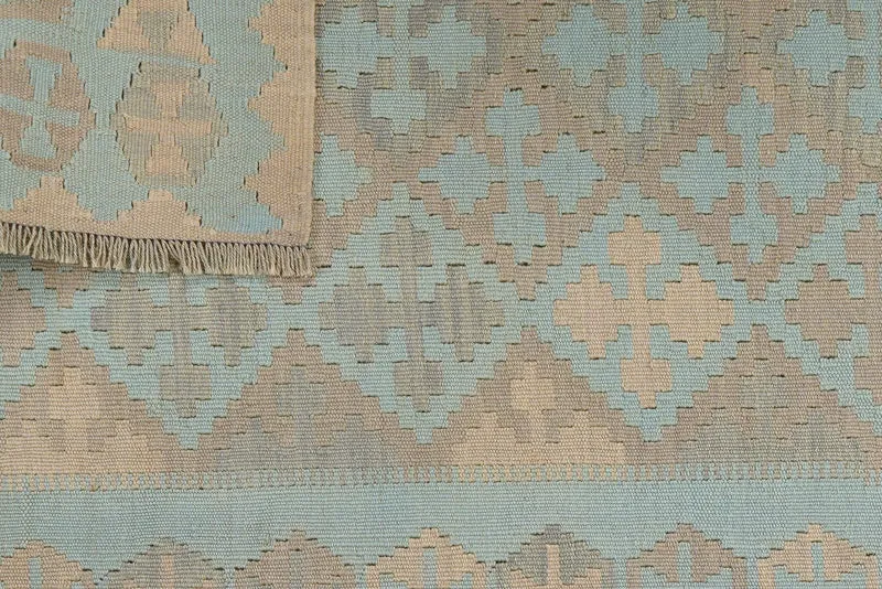 Kelim Gashgai · Handgewebt – Grün, 154x104 cm