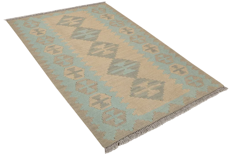 Kelim Gashgai · Handgewebt – Beige, 117x80 cm
