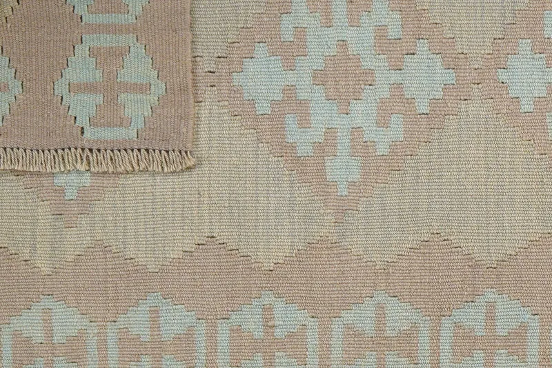 Kelim Gashgai · Handgewebt – Grau, 190x80 cm