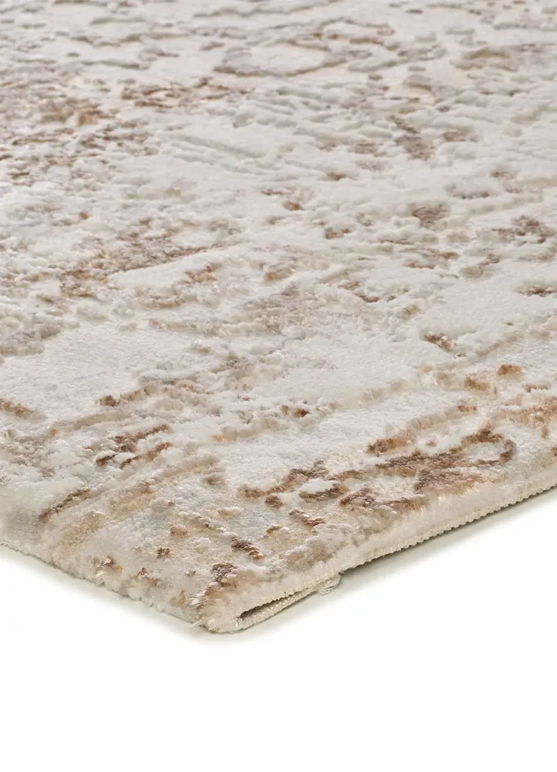 Alfombra abstracta con relieve Oris 5351 Beige