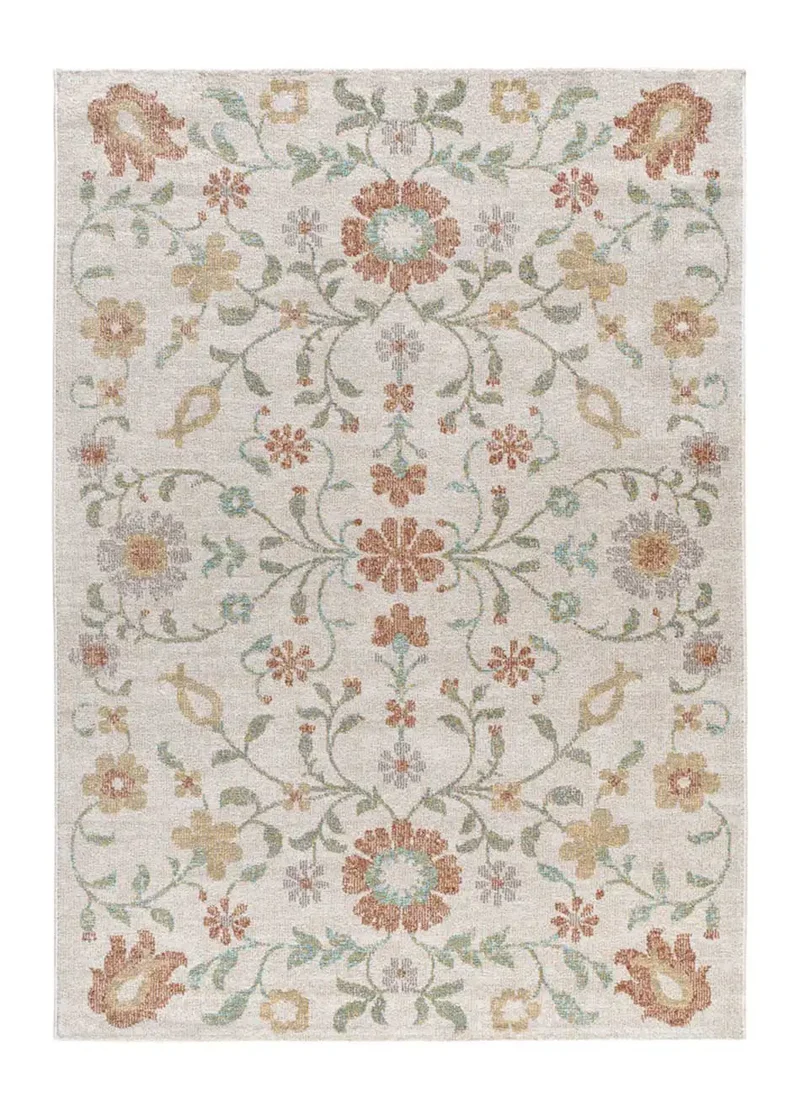 Alfombra de exterior floral Samara 54578 Multicolor