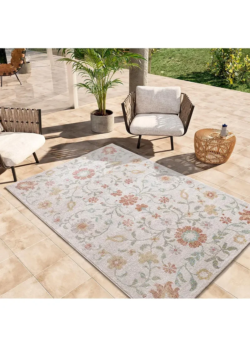 Alfombra de exterior floral Samara 54578 Multicolor