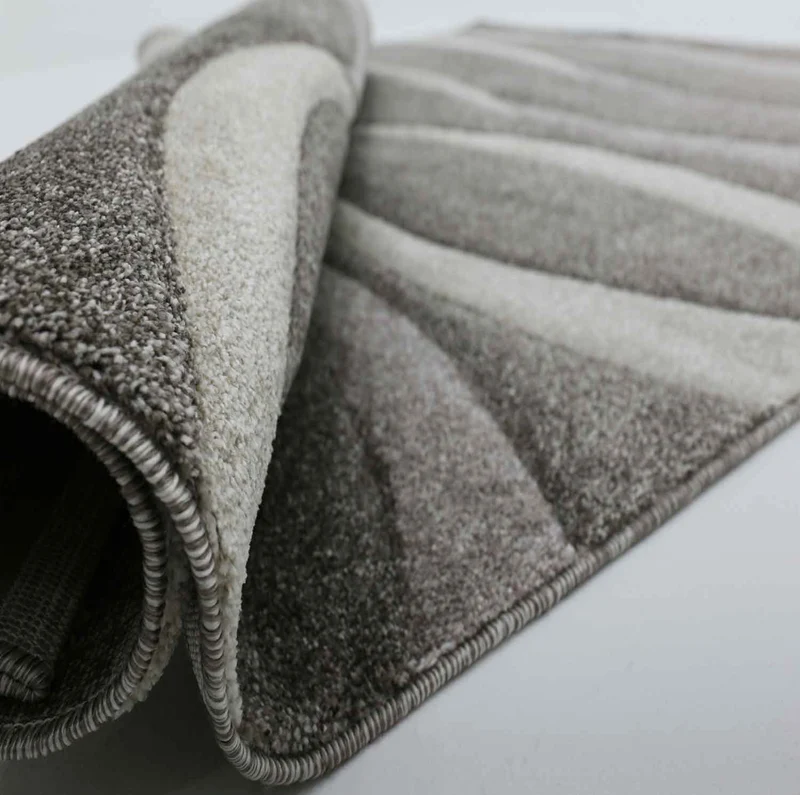 Designer Teppich Kariert Modern Trendig handgeschnittene Konturen in verschiedenen Farbvarianten