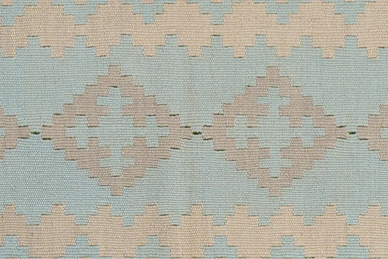 Kelim Gashgai · Handgewebt – Türkis, 192x61 cm