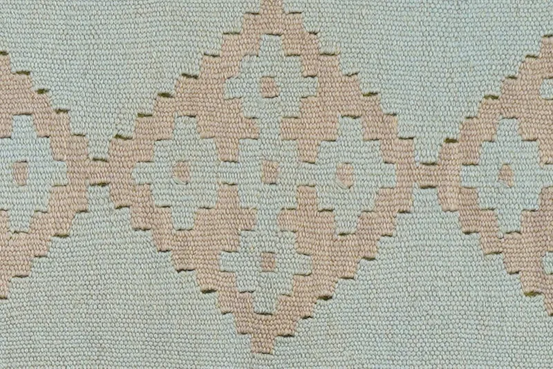 Kelim Gashgai · Handgewebt – Türkis, 191x55 cm