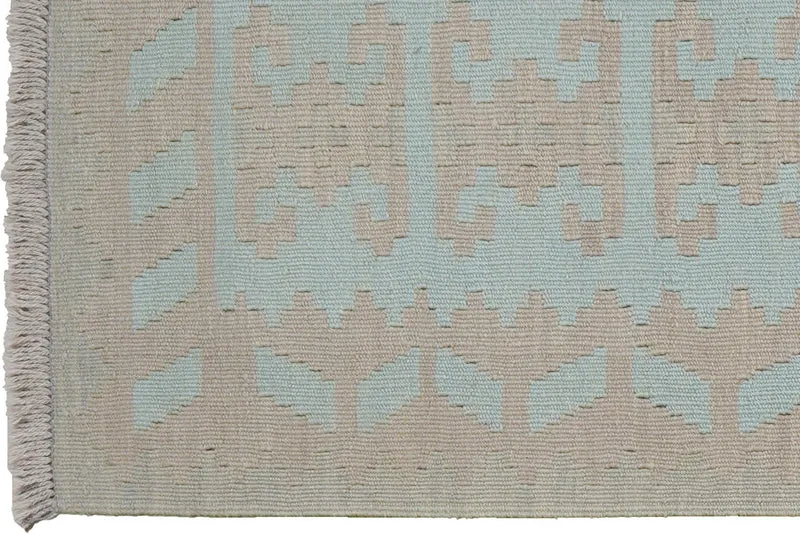 Kelim Gashgai · Handgewebt – Türkis, 202x57 cm