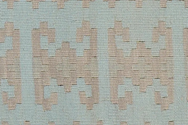 Kelim Gashgai · Handgewebt – Türkis, 202x57 cm