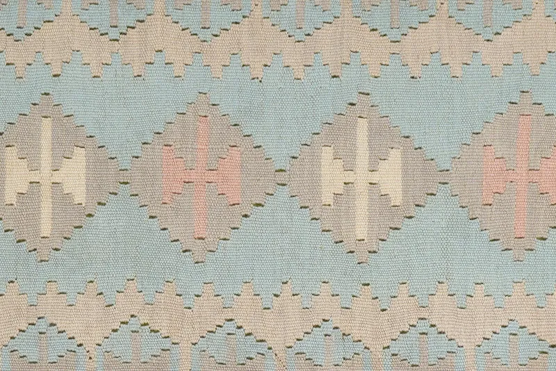 Kelim Gashgai · Handgewebt – Grün, 197x80 cm