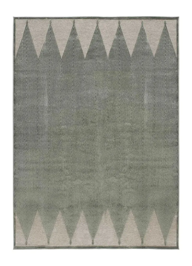 Alfombra antideslizante étnica Farashe 1052 Gris