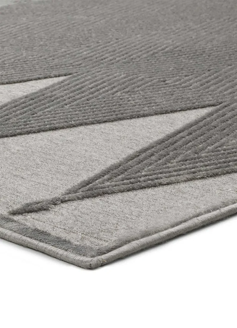 Alfombra antideslizante étnica Farashe 1052 Gris