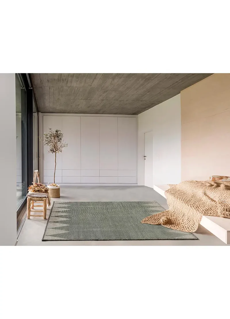Alfombra antideslizante étnica Farashe 1052 Gris