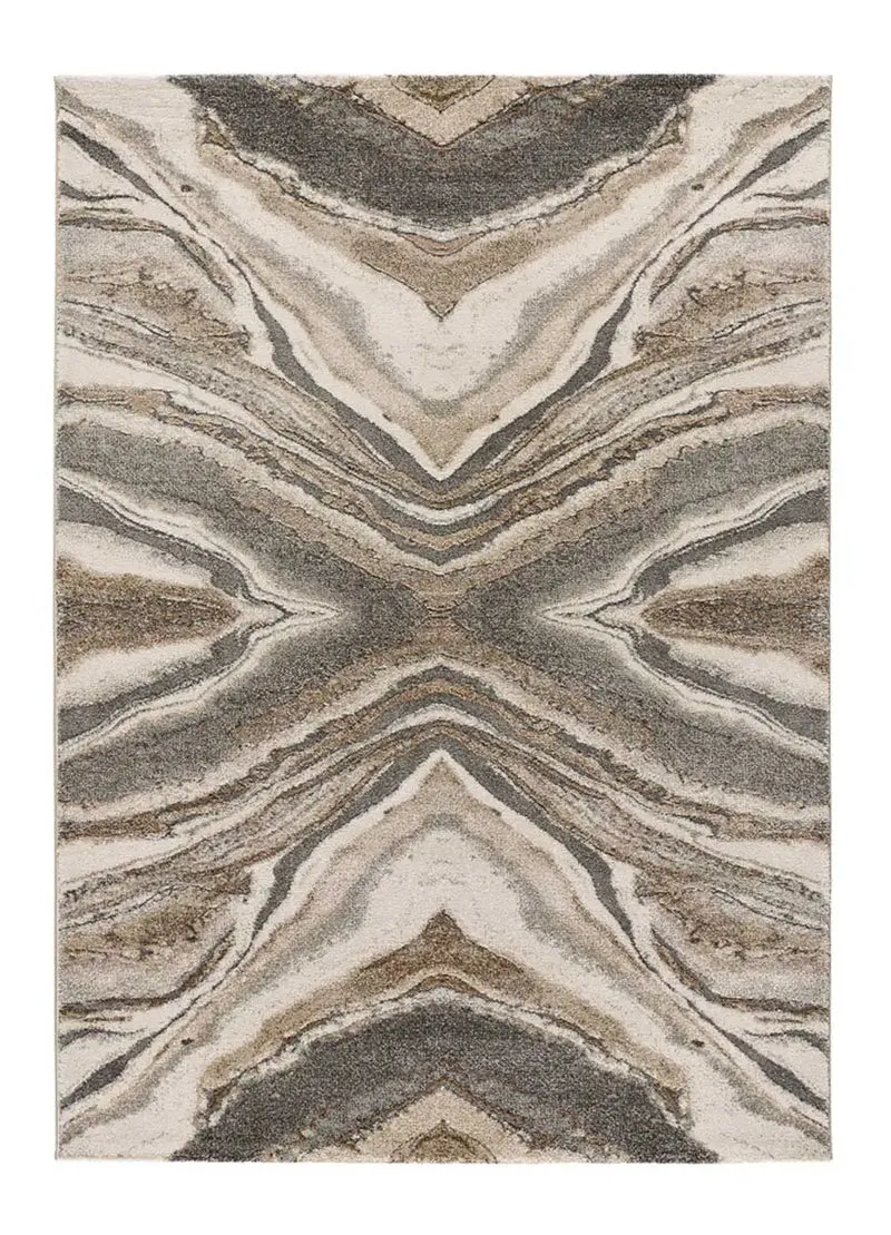 Alfombra abstracta Weimar 53005 Beige