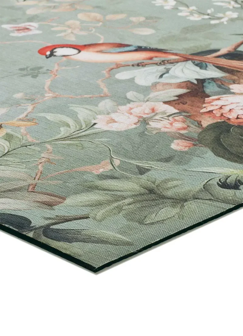 Alfombra de cocina lavable de flores Ricci Monet