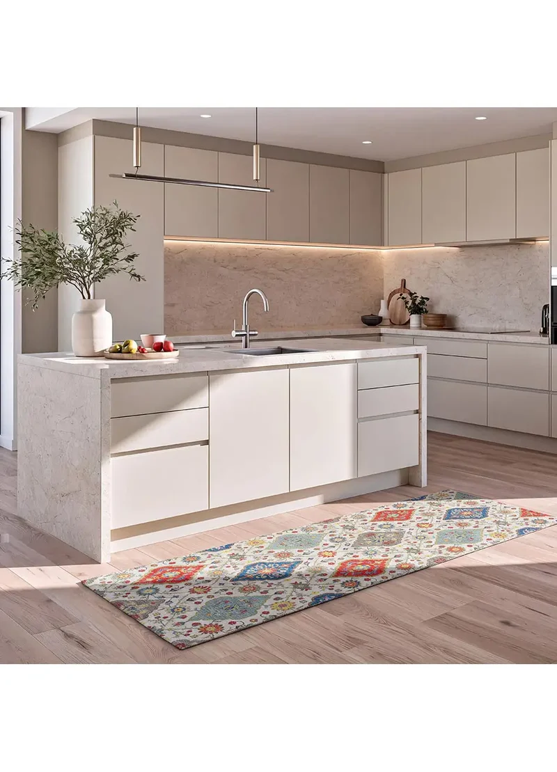 Alfombra de cocina lavable Ricci Bósforo Multicolor