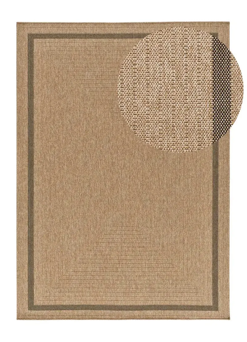 Alfombra de exterior efecto yute Acra 5011 Natural