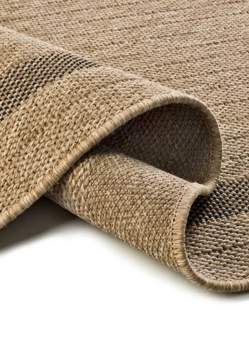 Alfombra de exterior efecto yute Acra 5011 Natural