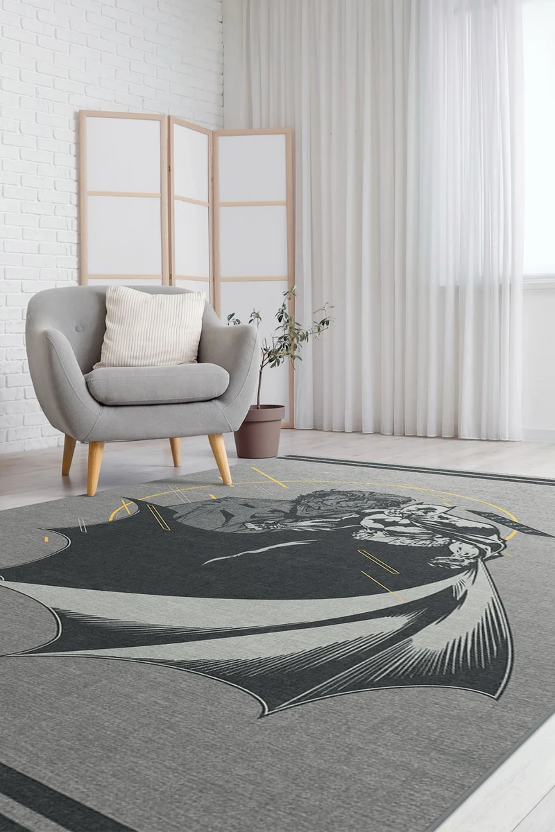 Batman™ Schatten Grau Teppich