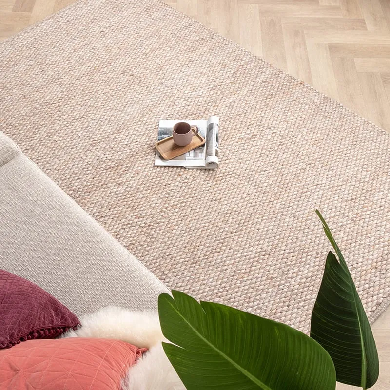 Wollteppich - Brilliant Beige Sand
