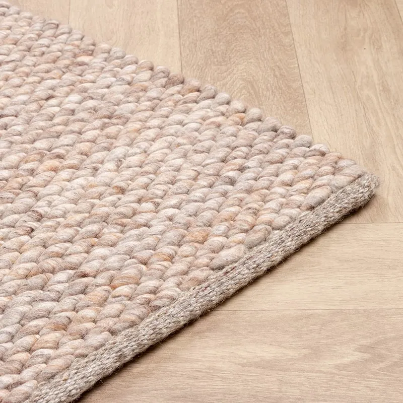Wollteppich - Brilliant Beige Sand
