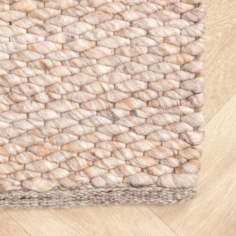 Wollteppich - Brilliant Beige Sand