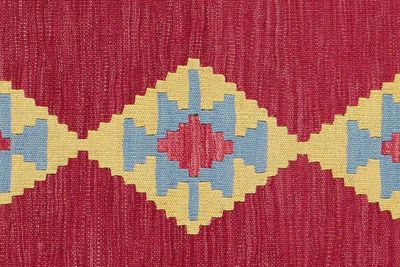 Kelim Gashgai · Handgewebt – Rot, 164x109 cm