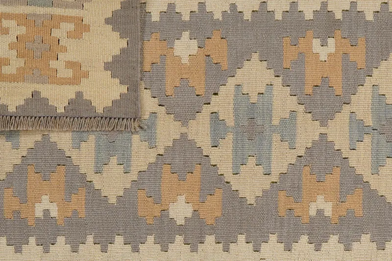 Kelim Gashgai · Handgewebt – Grau, 167x118 cm