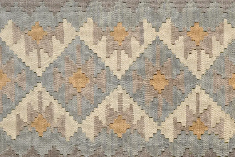 Kelim Gashgai · Handgewebt – Grau, 183x121 cm