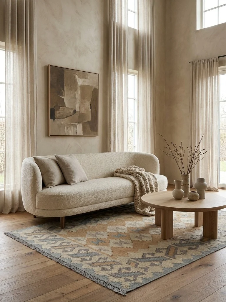 Kelim Gashgai · Handgewebt – Beige, 170x118 cm