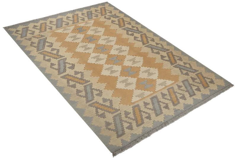 Kelim Gashgai · Handgewebt – Beige, 170x118 cm
