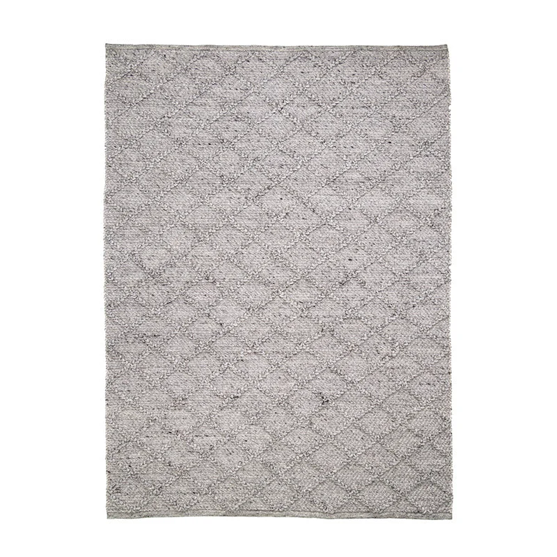 Wollteppich - Knit Grau