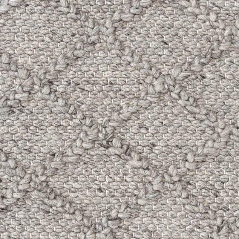 Wollteppich - Knit Grau