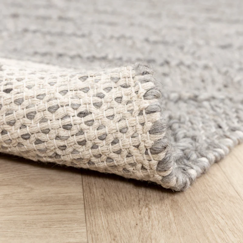 Wollteppich - Knit Grau