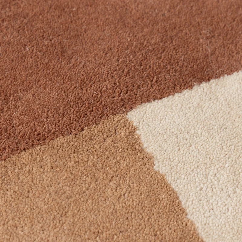 Wollteppich Abstrakt - Jules Creme Terra