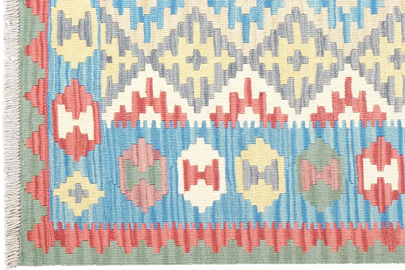Kelim Gashgai · Handgewebt – Beige, 154x104 cm