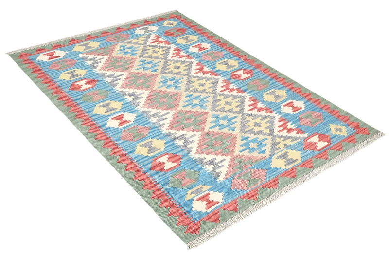 Kelim Gashgai · Handgewebt – Beige, 154x104 cm