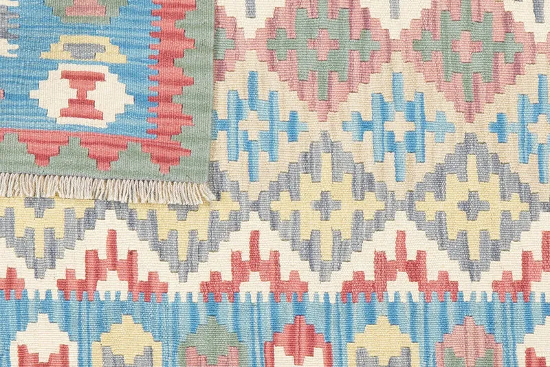 Kelim Gashgai · Handgewebt – Beige, 154x104 cm