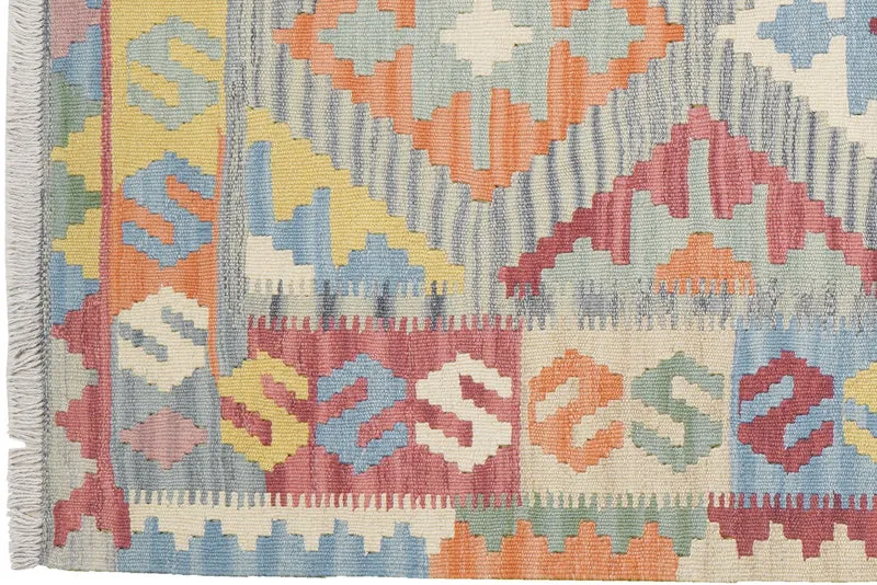 Kelim Gashgai · Handgewebt – Grau, 154x105 cm